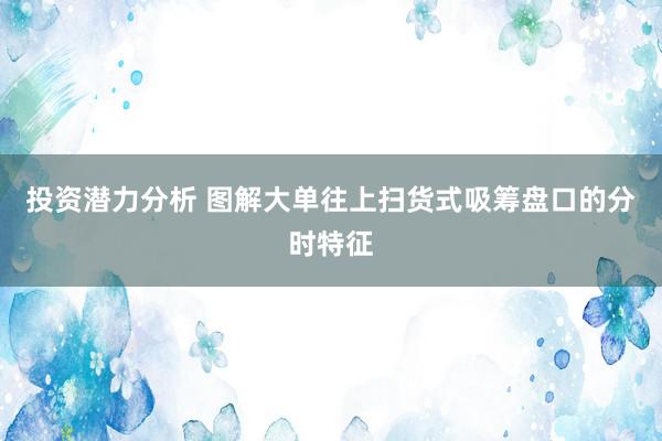 投资潜力分析 图解大单往上扫货式吸筹盘口的分时特征